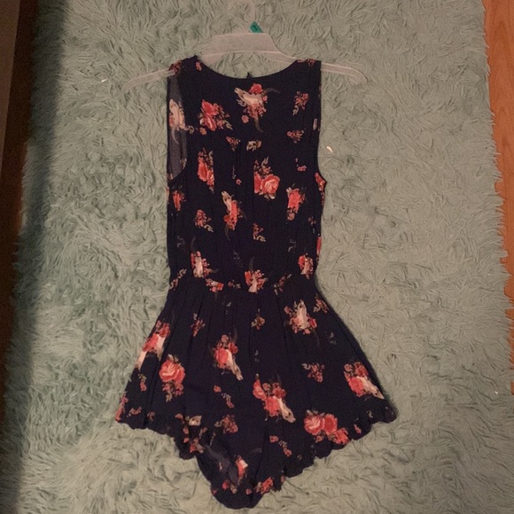 Justify Brand Navy Blue Romper - Picture 2 of 2